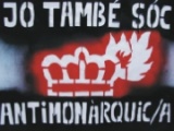 Unha pintada antimonárquica