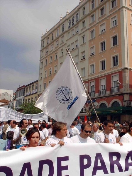 Confraría e cidadáns pediron pola liberación do patrón maior, en prisión pola denuncia da gaseira